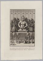 KG 07447
<br/>
Geschiedenis godsdiensten: verering beeld van Confucius
<br/>
<em>Beek, J.L. van (werkz. ca. 1782 - 1814)</em>